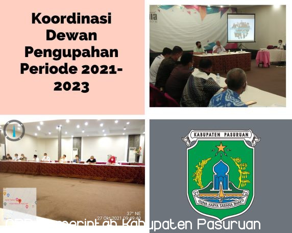 Kegiatan Perkenalan dan Koordinasi Dewan Pengupahan Kabupaten Pasuruan Periode 2021-2023.