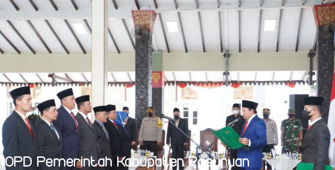 Bupati Melantik Sekda dan Pejabat Tinggi Pratama di Lingkungan Kabupaten Pasuruan